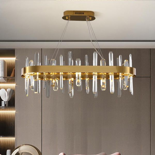 luxury modern crystal chandelier for dining room living rectangle hang light fixture gold home decor led lamp chandeliers
luxury modern crystal chandelier for dining room living rectangle hang light fixture gold home decor led lamp chandeliers
