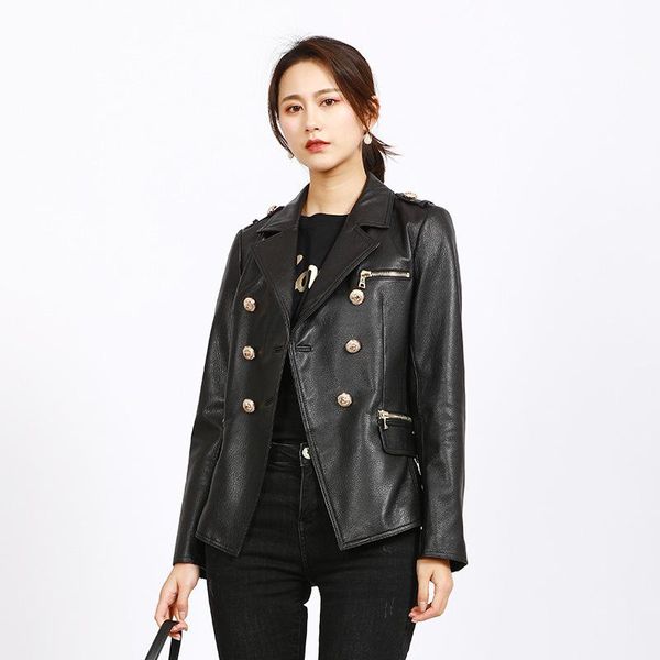 women's leather & faux 2022 spring b home sheepskin coats for women (waist hugging thin business suit collar genuine clothes, Black
women's leather & faux 2022 spring b home sheepskin coats for women (waist hugging thin business suit collar genuine clothes, Black