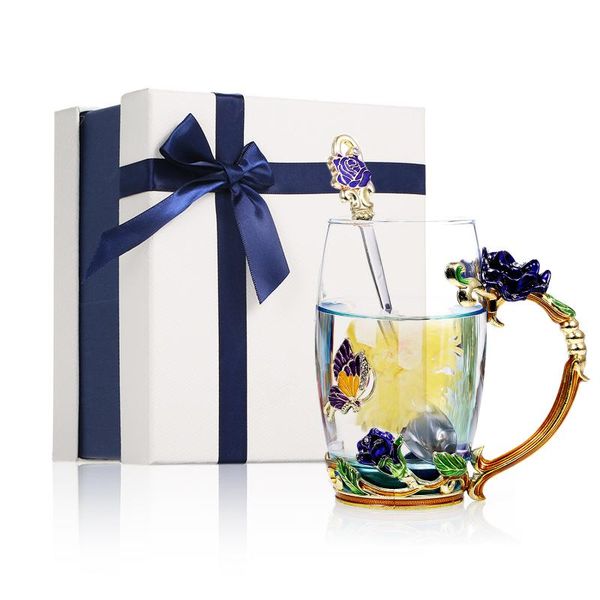 home enamel colorful flower teacup glass high-grade water cup mug with handgrip perfect gift for lover wedding mugs
home enamel colorful flower teacup glass high-grade water cup mug with handgrip perfect gift for lover wedding mugs