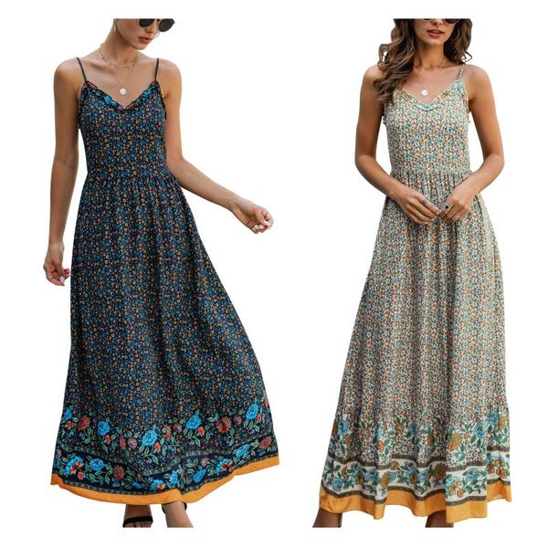 casual dresses women's spaghetti maxi dress v neck high waist backless adjustable straps floral boho, Black;gray
casual dresses women's spaghetti maxi dress v neck high waist backless adjustable straps floral boho, Black;gray