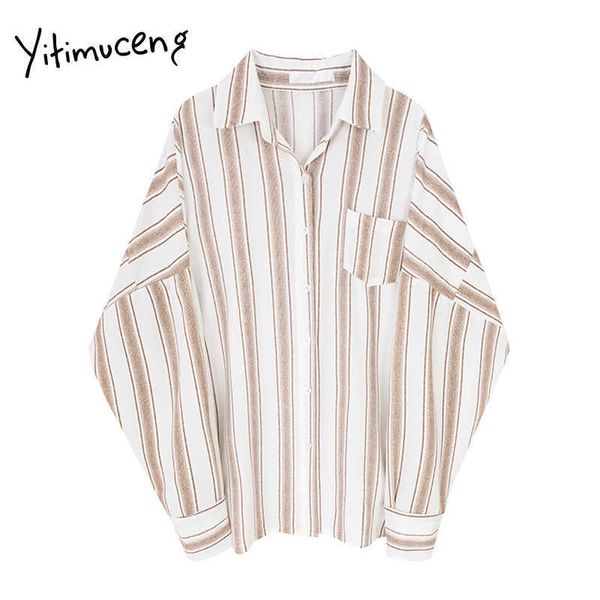 yitimuceng beige blouse office lady clothing for women shirts plaid plus size long sleeve shirts turn-down collar clothing 210601, White
yitimuceng beige blouse office lady clothing for women shirts plaid plus size long sleeve shirts turn-down collar clothing 210601, White