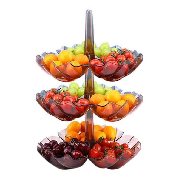 dishes & plates european-style creative multi-layer fruit plate candy dessert snack storage household dried year party use
dishes & plates european-style creative multi-layer fruit plate candy dessert snack storage household dried year party use