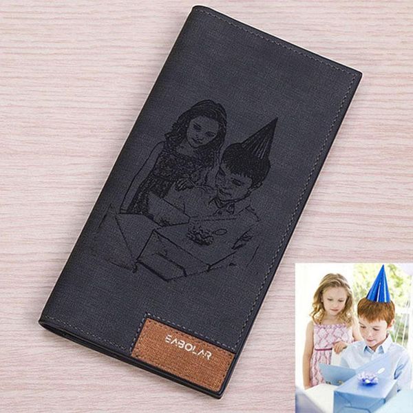 wallets long wallet men personalized custom engraved po text for gift father's day mother's christmas, Red;black
wallets long wallet men personalized custom engraved po text for gift father's day mother's christmas, Red;black