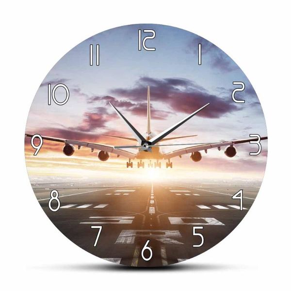 wall clocks jet plane flying over runway modern clock airplane take off aviation home decor aircraft artwork silent
wall clocks jet plane flying over runway modern clock airplane take off aviation home decor aircraft artwork silent