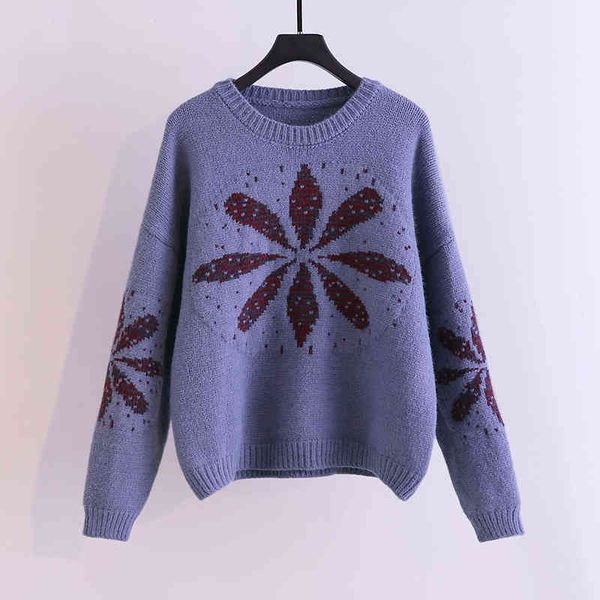 h.sa women winter sweater and jumpers long sleeve snowflake casual pull sweaters christmas knitwear girls jersey mujer invierno 210417, White;black
h.sa women winter sweater and jumpers long sleeve snowflake casual pull sweaters christmas knitwear girls jersey mujer invierno 210417, White;black