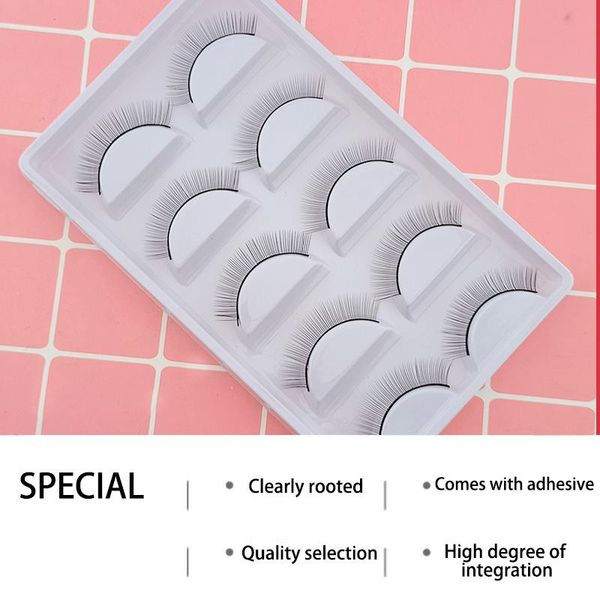 false eyelashes 5 pairs/set handmade training lashes for beginners teaching eye extension tools practice
false eyelashes 5 pairs/set handmade training lashes for beginners teaching eye extension tools practice