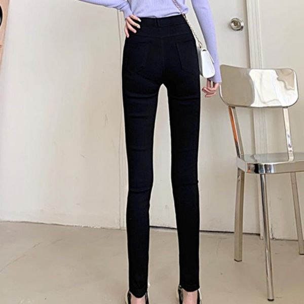 women's pants & capris women solid color high waist bottoms pockets skinny pencil trousers casual fashion streetwear slim- fit, Black;white
women's pants & capris women solid color high waist bottoms pockets skinny pencil trousers casual fashion streetwear slim- fit, Black;white