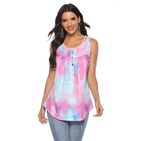 summer tie-dye v-neck sleeveless t shirt womens fashions off shoulder plus size tshirt women casual tee shirt femme 210608, White
summer tie-dye v-neck sleeveless t shirt womens fashions off shoulder plus size tshirt women casual tee shirt femme 210608, White