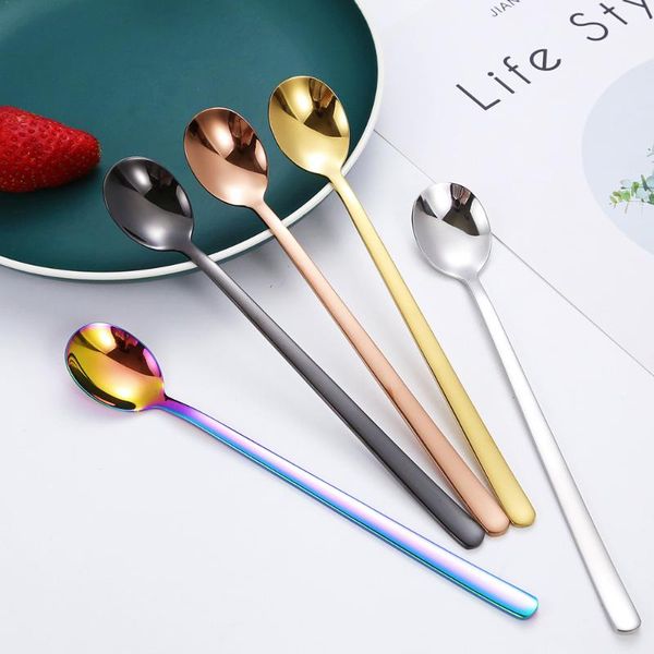 spoons korean spoon stainless steel 23cm with long handle ice cream dessert teaspoon titanium colorful coffee
spoons korean spoon stainless steel 23cm with long handle ice cream dessert teaspoon titanium colorful coffee