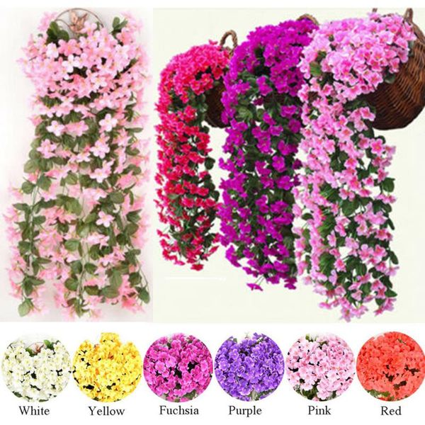 decorative flowers & wreaths 1pc artificial flower fake violet orchid outdoor hanging wall rattan basket decorations wedding party supplies
decorative flowers & wreaths 1pc artificial flower fake violet orchid outdoor hanging wall rattan basket decorations wedding party supplies