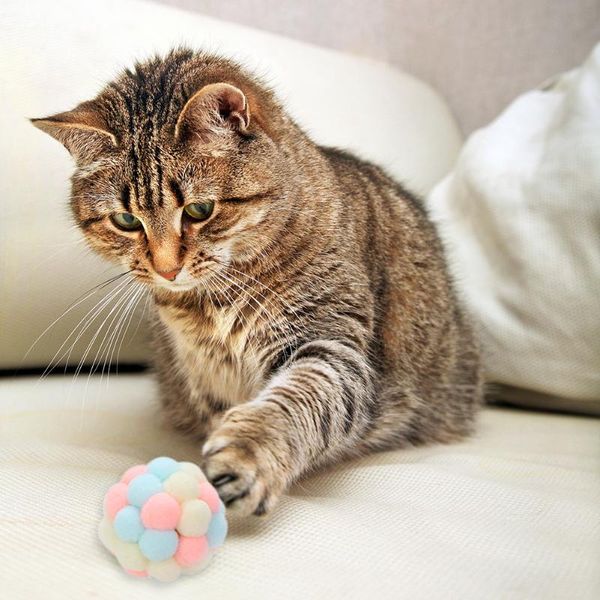 3pcs pet cat toys interactive funny colorful traning gift bells ball kitten chase play manual chewing bouncy supplies
3pcs pet cat toys interactive funny colorful traning gift bells ball kitten chase play manual chewing bouncy supplies