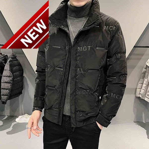 down jacket men's conventional winter coat loose fashion stand-up collar casual brand white duck down warm for daily, Black
down jacket men's conventional winter coat loose fashion stand-up collar casual brand white duck down warm for daily, Black