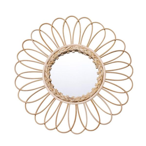 mirrors 41cm rattan decorative mirror hand-woven creative round make-up home el wall hanging art showpiece
mirrors 41cm rattan decorative mirror hand-woven creative round make-up home el wall hanging art showpiece