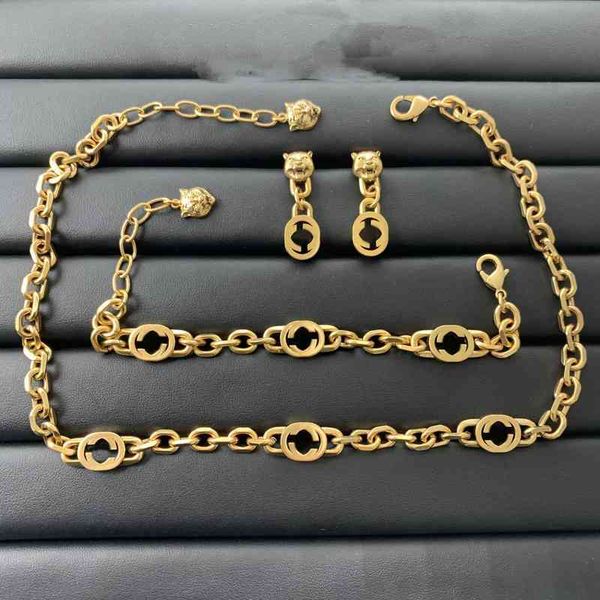 2022 latest factory wholesale necklace ancient new letters personalized neck chain bracelet earrings simple fashion earrings, Silver
2022 latest factory wholesale necklace ancient new letters personalized neck chain bracelet earrings simple fashion earrings, Silver