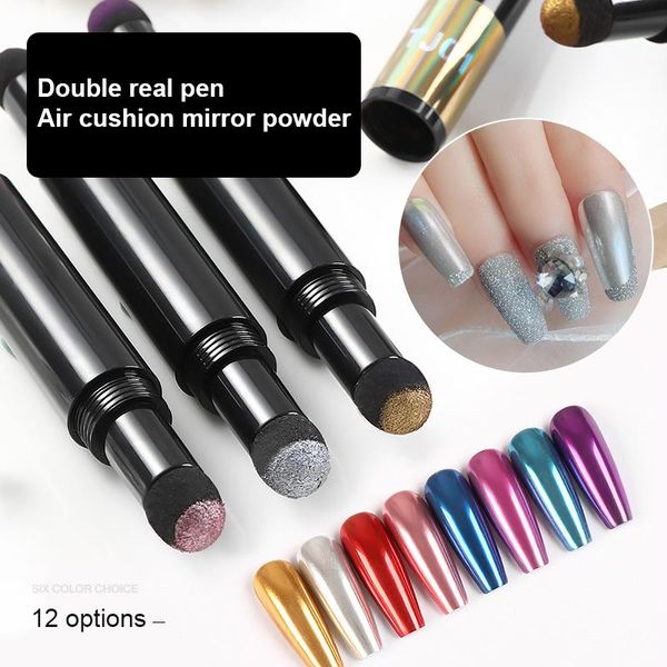 nail glitter 1pcs art double-ended air cushion pen tool powder laser mirror effect phantom nails manicure tools, Silver;gold
nail glitter 1pcs art double-ended air cushion pen tool powder laser mirror effect phantom nails manicure tools, Silver;gold