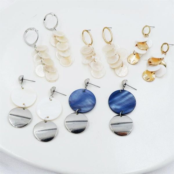 dangle & chandelier sea shell drop earrings beach jewelry white blue natural with metal accessories for women fashion gifts charming girl, Silver
dangle & chandelier sea shell drop earrings beach jewelry white blue natural with metal accessories for women fashion gifts charming girl, Silver