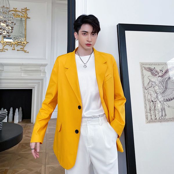men's suits & blazers men vintage fashion casual coat male japan korea streetwear retro loose blazer jacket outerwear ychl, White;black
men's suits & blazers men vintage fashion casual coat male japan korea streetwear retro loose blazer jacket outerwear ychl, White;black
