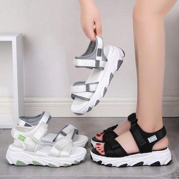sandal women summer 2021 roman platform shoes fashion casual transportation sandals, Black
sandal women summer 2021 roman platform shoes fashion casual transportation sandals, Black