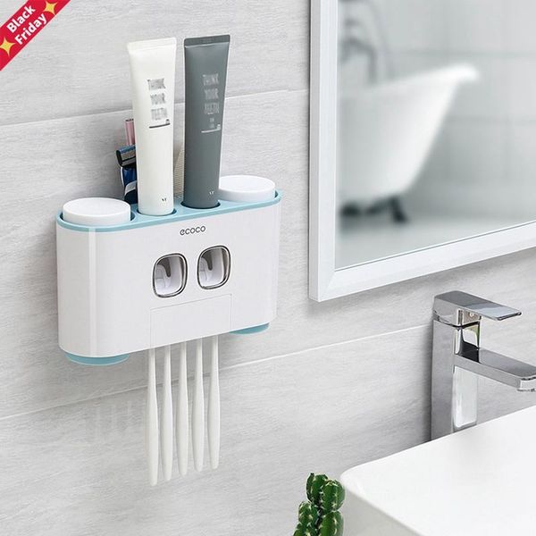 toothbrush holder auto squeezing toothpaste dispenser wall-mount cup storage bathroom accessories bath accessory set
toothbrush holder auto squeezing toothpaste dispenser wall-mount cup storage bathroom accessories bath accessory set