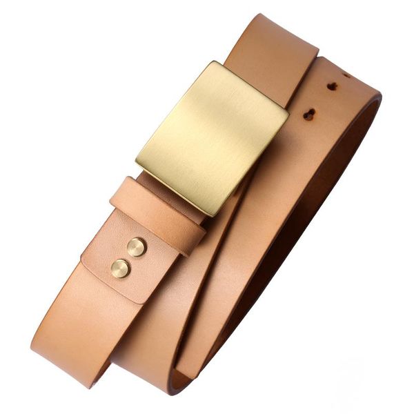 genuine cowhide leather brass metal buckle durable belt belts, Black;brown
genuine cowhide leather brass metal buckle durable belt belts, Black;brown
