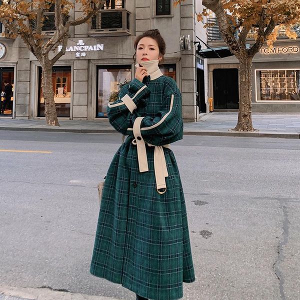 women's wool & blends make small sweet wind splicing cloth coat female temperament in the 2021 long high-end atmosphere woolen, Black
women's wool & blends make small sweet wind splicing cloth coat female temperament in the 2021 long high-end atmosphere woolen, Black