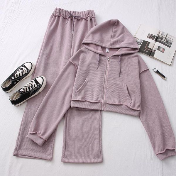 women's two piece pants all-match autumn sets long sleeve hooded hoodies zipper coat elastic waist drawstring casual sweatpants wide le, White
women's two piece pants all-match autumn sets long sleeve hooded hoodies zipper coat elastic waist drawstring casual sweatpants wide le, White