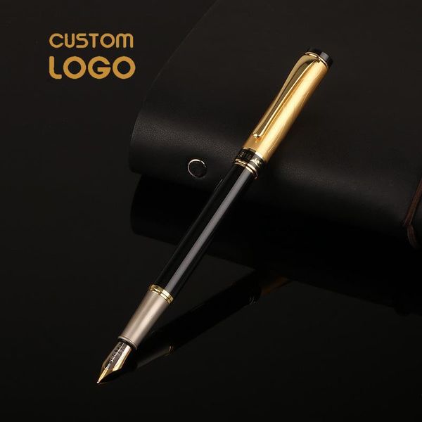 fountain pen 0.5mm office stationery nib school student gift metal customized logo luxury refillable pens
fountain pen 0.5mm office stationery nib school student gift metal customized logo luxury refillable pens
