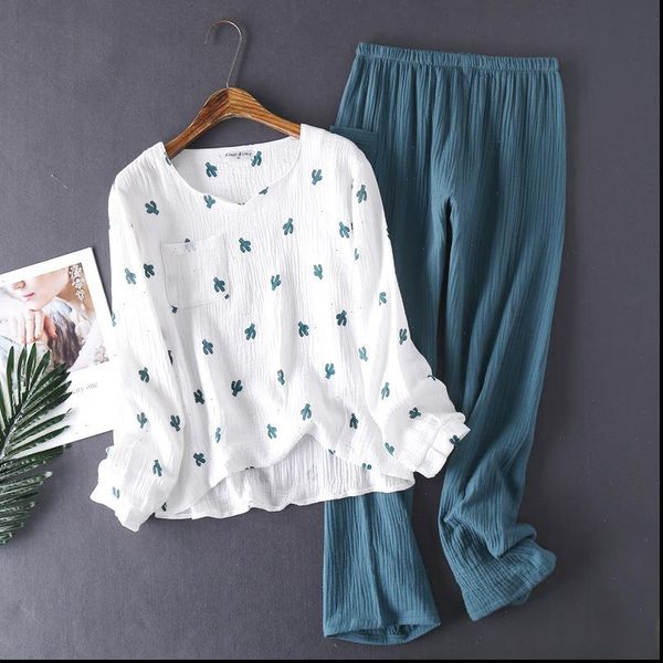 100% cotton pajama sets natural womens sleepwears spring long sleeve shirts and pants 2 pcs pyjamas soft sleepwear casual homewear, Black;red
100% cotton pajama sets natural womens sleepwears spring long sleeve shirts and pants 2 pcs pyjamas soft sleepwear casual homewear, Black;red