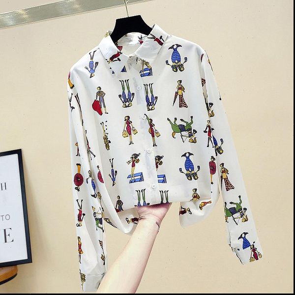 spring autumn cartoon korean womens blouses fashion girl printed long sleeved casual women blouse gd267, White
spring autumn cartoon korean womens blouses fashion girl printed long sleeved casual women blouse gd267, White