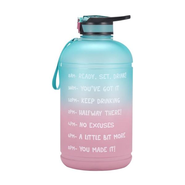 water bottle 1 gallon with straw time marker 3.78l large capacity fitness sport waters jug safe and fall-resistant high quality
water bottle 1 gallon with straw time marker 3.78l large capacity fitness sport waters jug safe and fall-resistant high quality