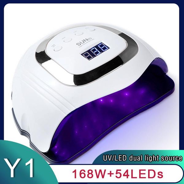 nail dryers sun y1 168w uv lamp dryer quick dry 54 led 4 color polishing gel professional for manicure
nail dryers sun y1 168w uv lamp dryer quick dry 54 led 4 color polishing gel professional for manicure