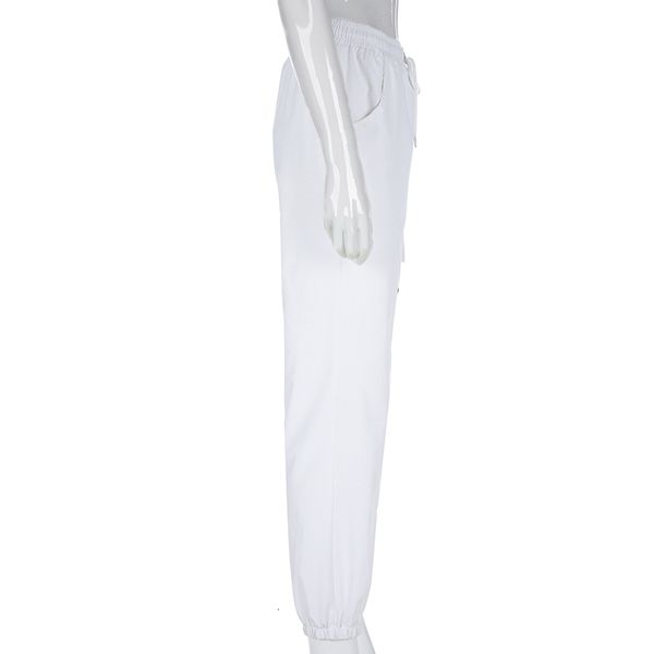 sweetown black streetwear cargo women white drawstring elastic high waist trousers metal chain fashion hippie harem pants 200930, Black;white
sweetown black streetwear cargo women white drawstring elastic high waist trousers metal chain fashion hippie harem pants 200930, Black;white