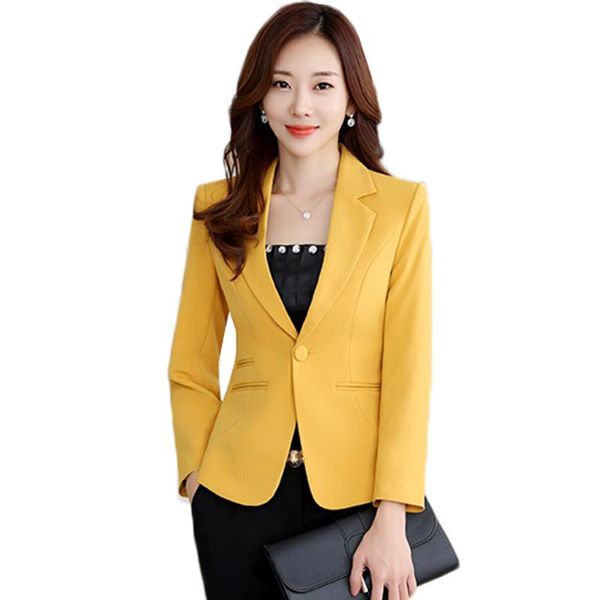 women's suits & blazers female blazer slim women clothing long sleeve office suit casual black jackets, White;black
women's suits & blazers female blazer slim women clothing long sleeve office suit casual black jackets, White;black