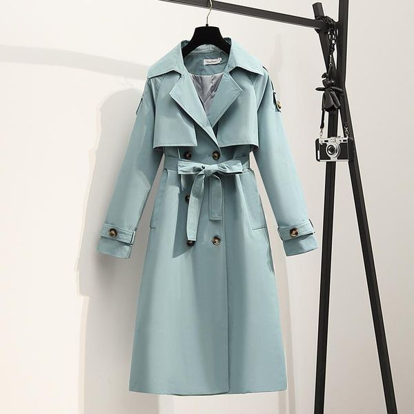 women's trench coats medium and long temperament double-breasted coat jacket, Tan;black
women's trench coats medium and long temperament double-breasted coat jacket, Tan;black
