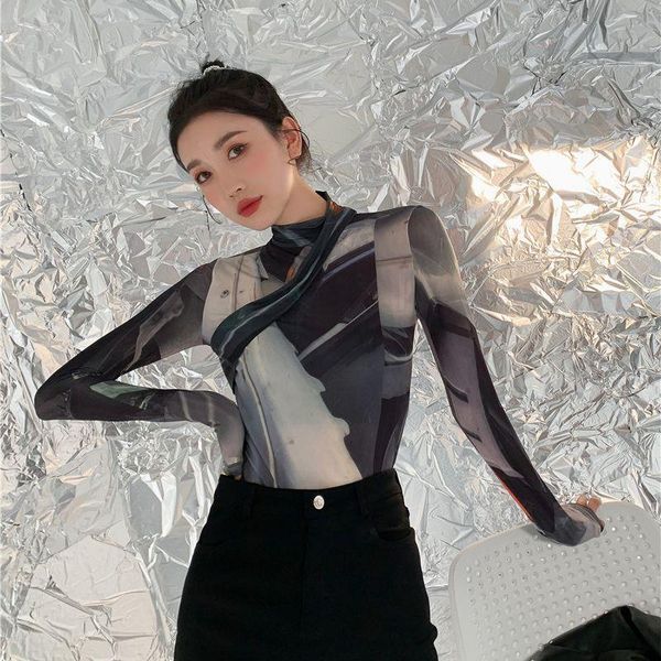 women's t-shirt turtleneck 2021 spring and autumn arrivals purple long sleeve casual shirt fashion, White
women's t-shirt turtleneck 2021 spring and autumn arrivals purple long sleeve casual shirt fashion, White