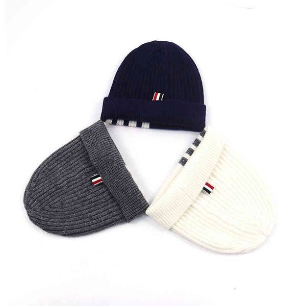 tb wool hat men's and women's same autumn winter versatile knitted warm couple, Blue;gray
tb wool hat men's and women's same autumn winter versatile knitted warm couple, Blue;gray