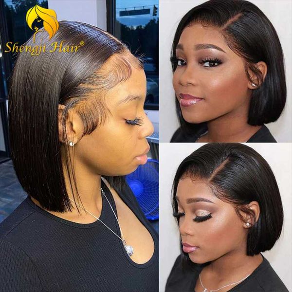 lace wigs short front human hair for black women brazilian straight remy 13x6 natural color bob wig pre plucked baby, Black;brown
lace wigs short front human hair for black women brazilian straight remy 13x6 natural color bob wig pre plucked baby, Black;brown