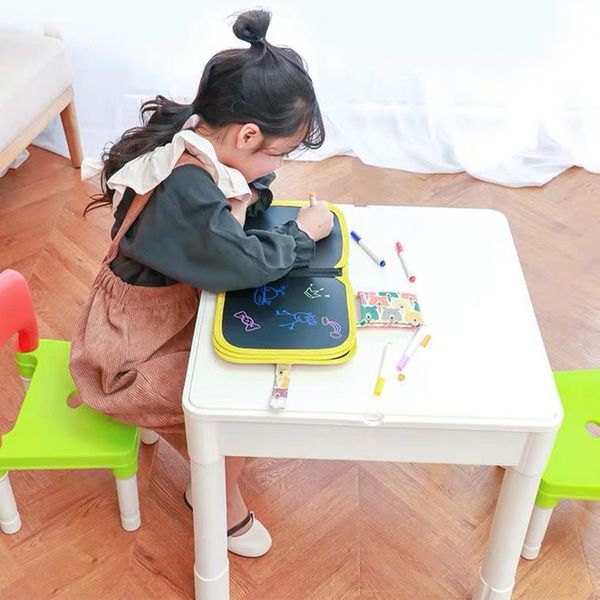 New 2021 Baby Toys Set Painting Drawing Toys Black Board with Magic Pen Painting Coloring Book Funny Toy for Kids
New 2021 Baby Toys Set Painting Drawing Toys Black Board with Magic Pen Painting Coloring Book Funny Toy for Kids