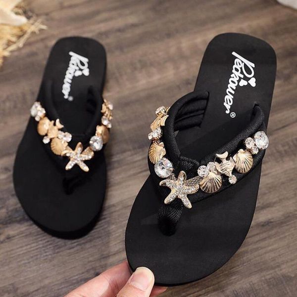summer sandals women sandal platform rhinestone outdoor beach shoes slippers rubber bottom non-slip flip flop woman, Black
summer sandals women sandal platform rhinestone outdoor beach shoes slippers rubber bottom non-slip flip flop woman, Black
