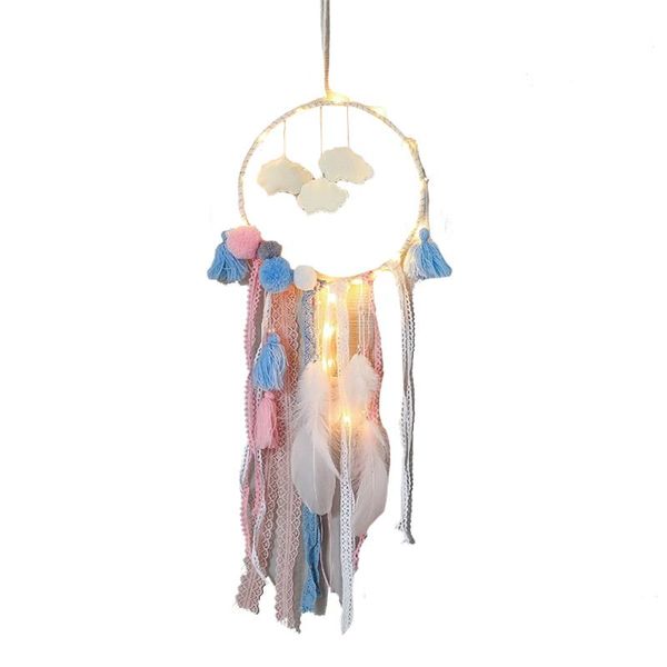 decorative objects & figurines dream catcher handmade feather hanging ornament home wall decor with light for party wedding handicraft gift
decorative objects & figurines dream catcher handmade feather hanging ornament home wall decor with light for party wedding handicraft gift