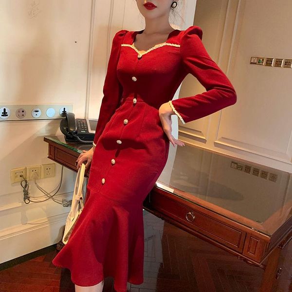 red elegant fairy dress women spring patchwork party night female casual french designer korean one-piece 2021 dresses, Black;gray
red elegant fairy dress women spring patchwork party night female casual french designer korean one-piece 2021 dresses, Black;gray