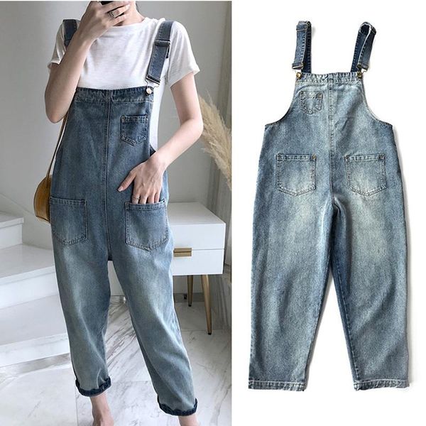 women's jumpsuits & rompers women denim blue overalls jumpsuit with pocket lady overall fashion female pants, Black;white
women's jumpsuits & rompers women denim blue overalls jumpsuit with pocket lady overall fashion female pants, Black;white