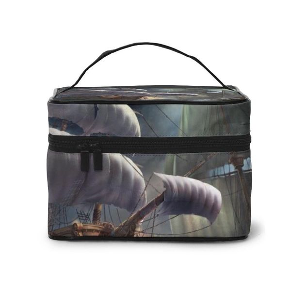 multi-function travel organizer bag two galleon ships painting women cosmetic beauty makeup toiletry wash bags & cases
multi-function travel organizer bag two galleon ships painting women cosmetic beauty makeup toiletry wash bags & cases