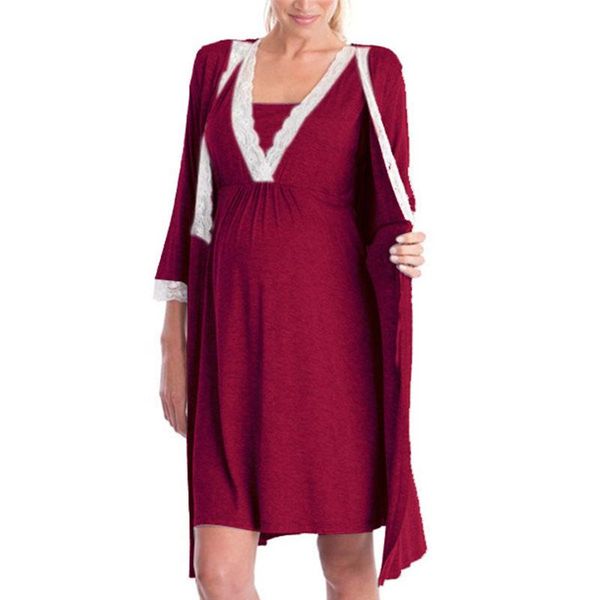 maternity dresses 2021 summer fashion pregnant dress plus size women's lace long sleeve solid breastfeeding nightshirts clothes, White
maternity dresses 2021 summer fashion pregnant dress plus size women's lace long sleeve solid breastfeeding nightshirts clothes, White