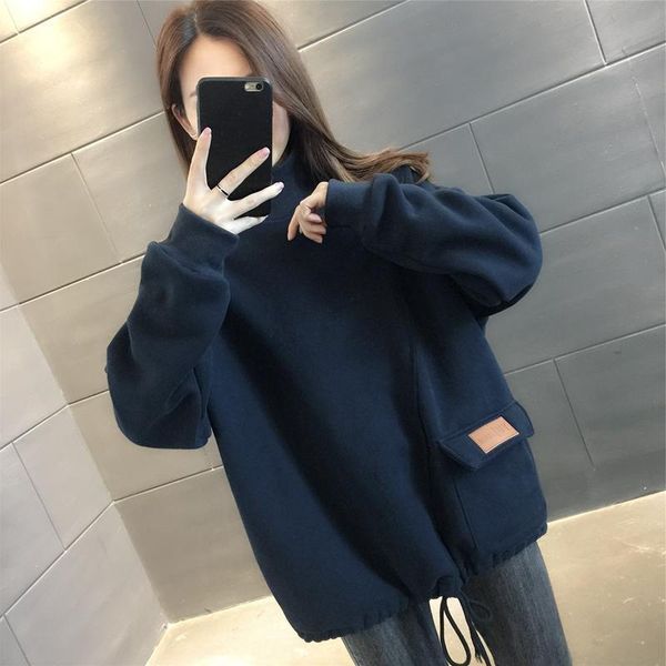 women's hoodies & sweatshirts woman loose sweatshirt female solid color stand collar punk pullover streetwear ladies casual fashion clo, Black
women's hoodies & sweatshirts woman loose sweatshirt female solid color stand collar punk pullover streetwear ladies casual fashion clo, Black