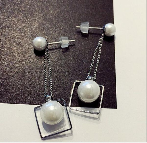 dangle & chandelier japanese and korean version of the long ladies pearl square earrings sweet temperament elegant tassel factory who, Silver
dangle & chandelier japanese and korean version of the long ladies pearl square earrings sweet temperament elegant tassel factory who, Silver