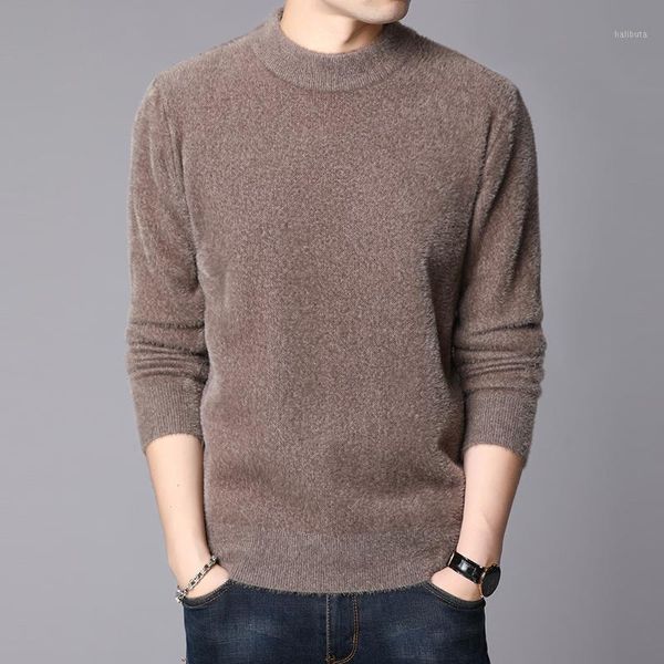 men's sweaters thickened coltlen sweater self-fitting mink fluffy and velvet young man's warm hair undercoat tide, White;black
men's sweaters thickened coltlen sweater self-fitting mink fluffy and velvet young man's warm hair undercoat tide, White;black