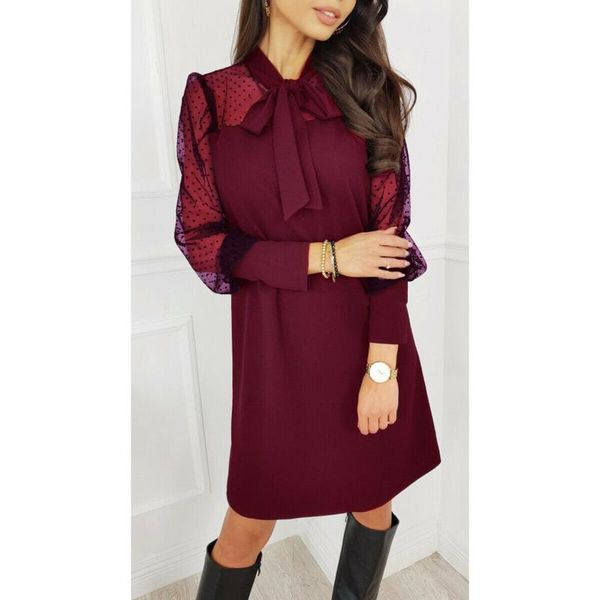 casual dresses ladies 2021 fashion dress women mesh puff long sleeve gauze bow solid red evening club short loose midi, Black;gray
casual dresses ladies 2021 fashion dress women mesh puff long sleeve gauze bow solid red evening club short loose midi, Black;gray