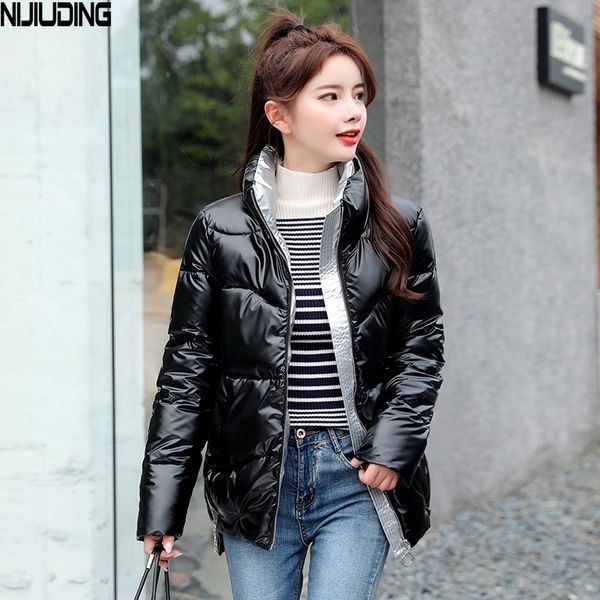 autumn winter down jacket short women's korean version of the cotton coat loose stand collar non-stretch 210514, Black
autumn winter down jacket short women's korean version of the cotton coat loose stand collar non-stretch 210514, Black