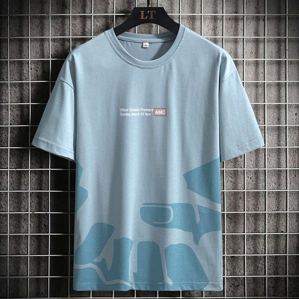 men's t-shirts t shirt summer light blue short relaxed fashion brand half sleeve round neck printing large fat 1hmj, White;black
men's t-shirts t shirt summer light blue short relaxed fashion brand half sleeve round neck printing large fat 1hmj, White;black